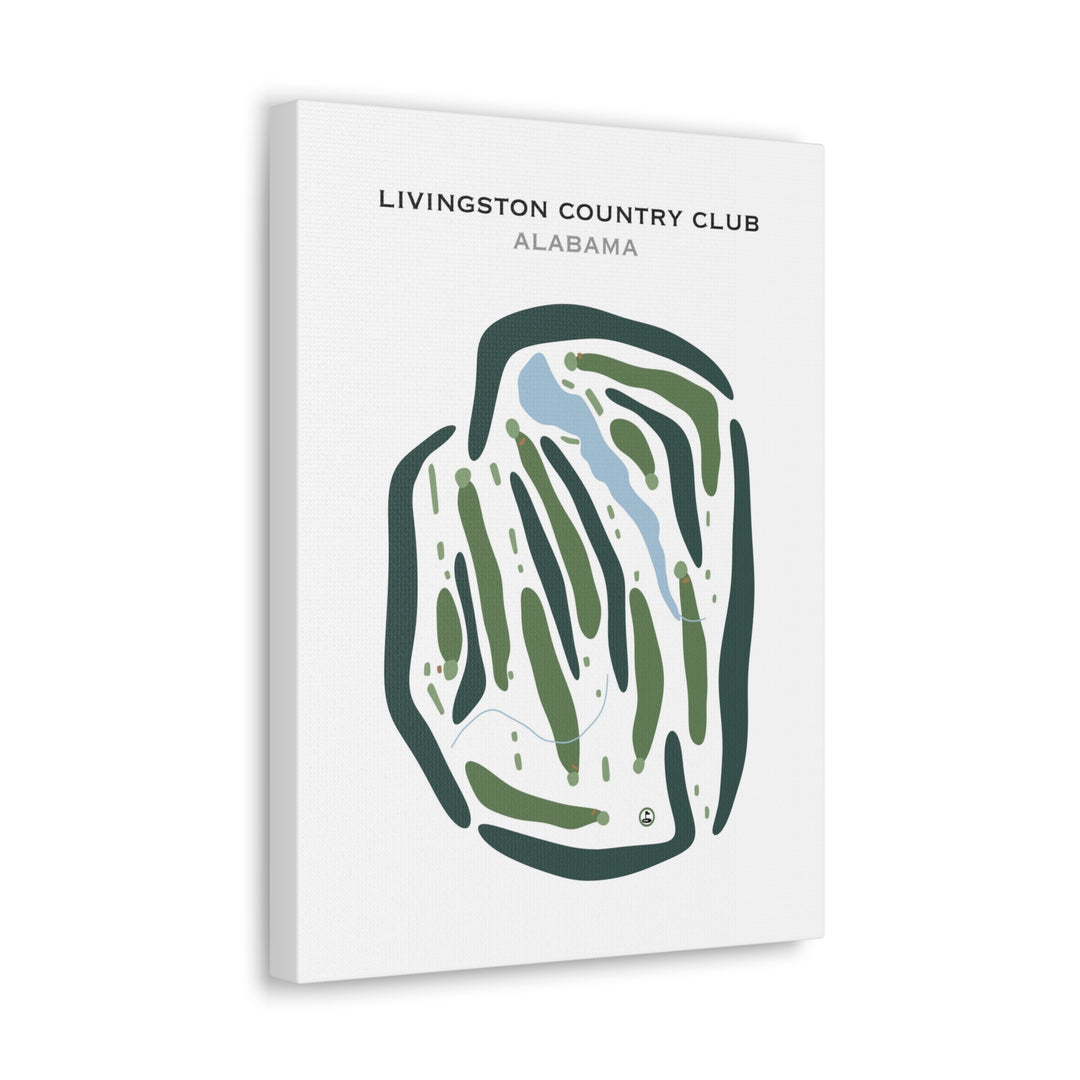 Livingston Country Club, Alabama - Printed Golf Courses