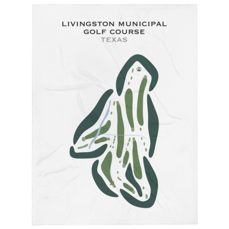 Livingston Municipal Golf Course, Texas - Printed Golf Courses