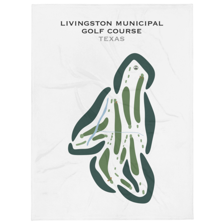 Livingston Municipal Golf Course, Texas - Printed Golf Courses