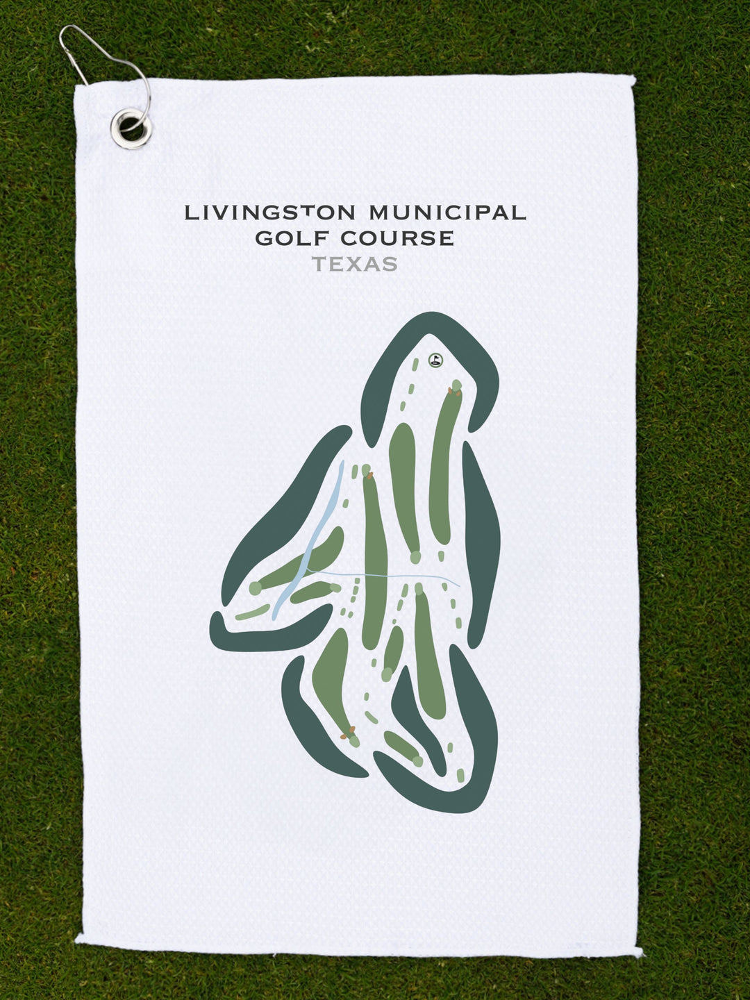 Livingston Municipal Golf Course, Texas - Printed Golf Courses