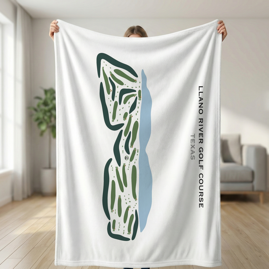 Llano River Golf Course, Texas - Printed Golf Courses