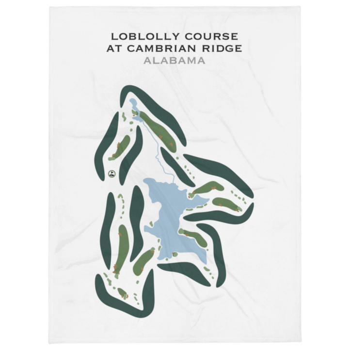Loblolly Course at Cambrian Ridge, Alabama - Printed Golf Courses