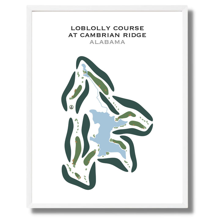 Loblolly Course at Cambrian Ridge, Alabama - Printed Golf Courses