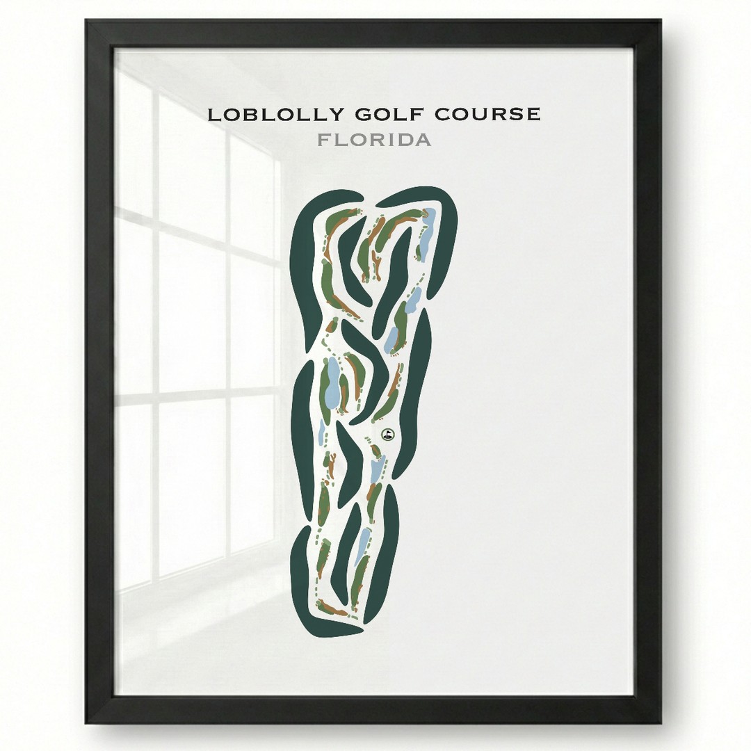 Loblolly Golf Course, Florida - Printed Golf Courses
