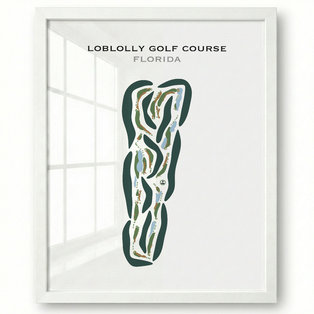 Loblolly Golf Course, Florida - Printed Golf Courses