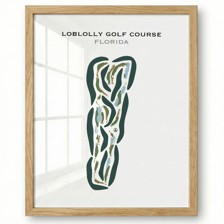 Loblolly Golf Course, Florida - Printed Golf Courses