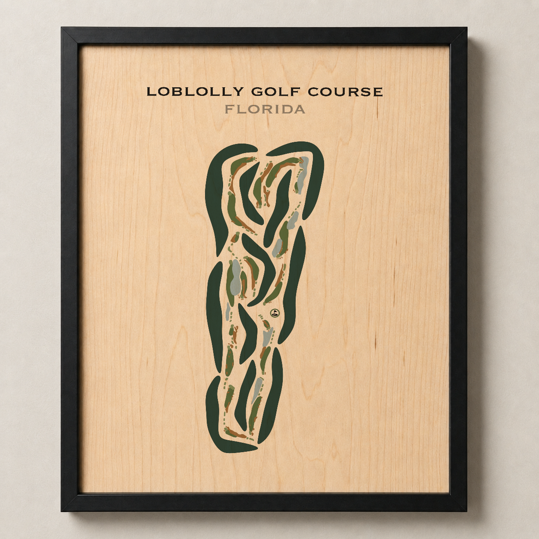 Loblolly Golf Course, Florida - Printed Golf Courses