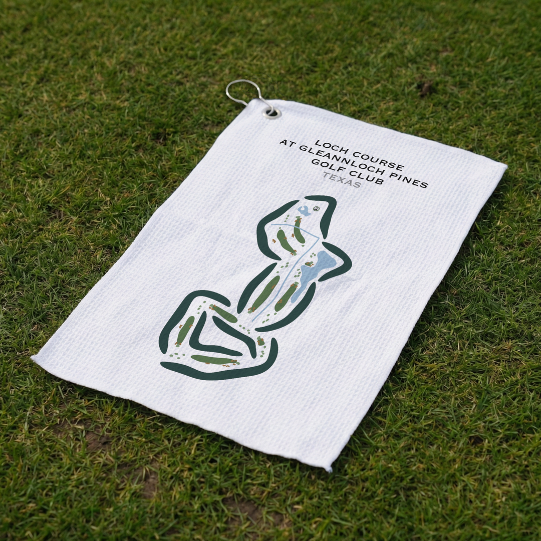 Loch Course at Gleannloch Pines Golf Club, Texas - Printed Golf Courses