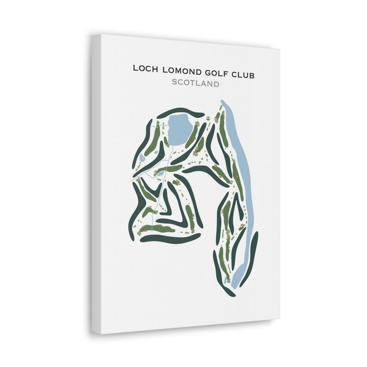Loch Lomond Golf Club, Scotland - Printed Golf Course