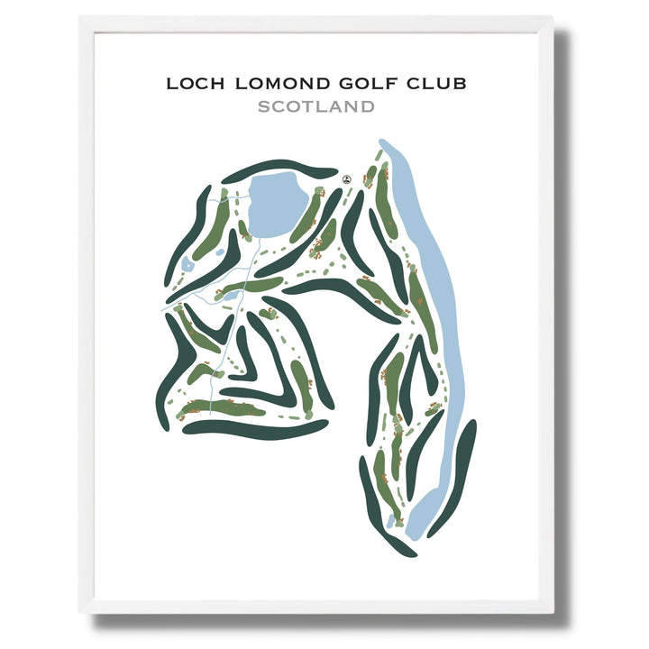 Loch Lomond Golf Club, Scotland - Printed Golf Course