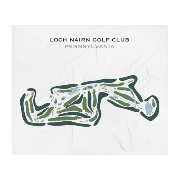 Loch Nairn Golf Club, Pennsylvania - Printed Golf Course