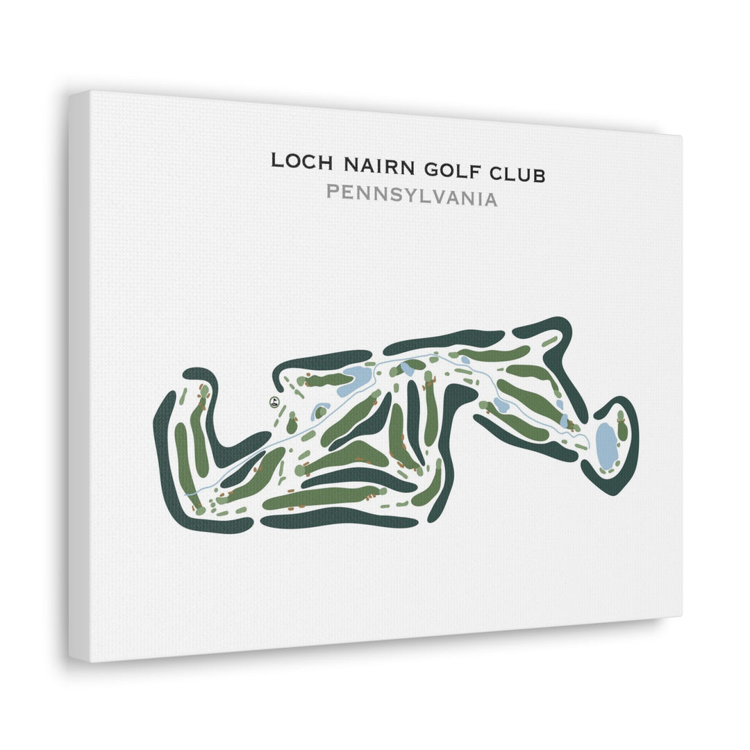 Loch Nairn Golf Club, Pennsylvania - Printed Golf Course