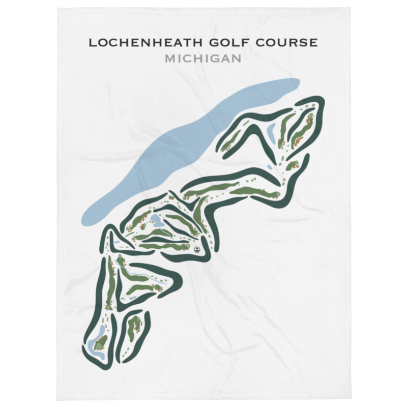 LochenHeath Golf Club, Michigan - Printed Golf Courses