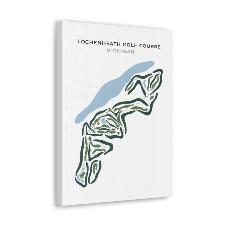 LochenHeath Golf Club, Michigan - Printed Golf Courses