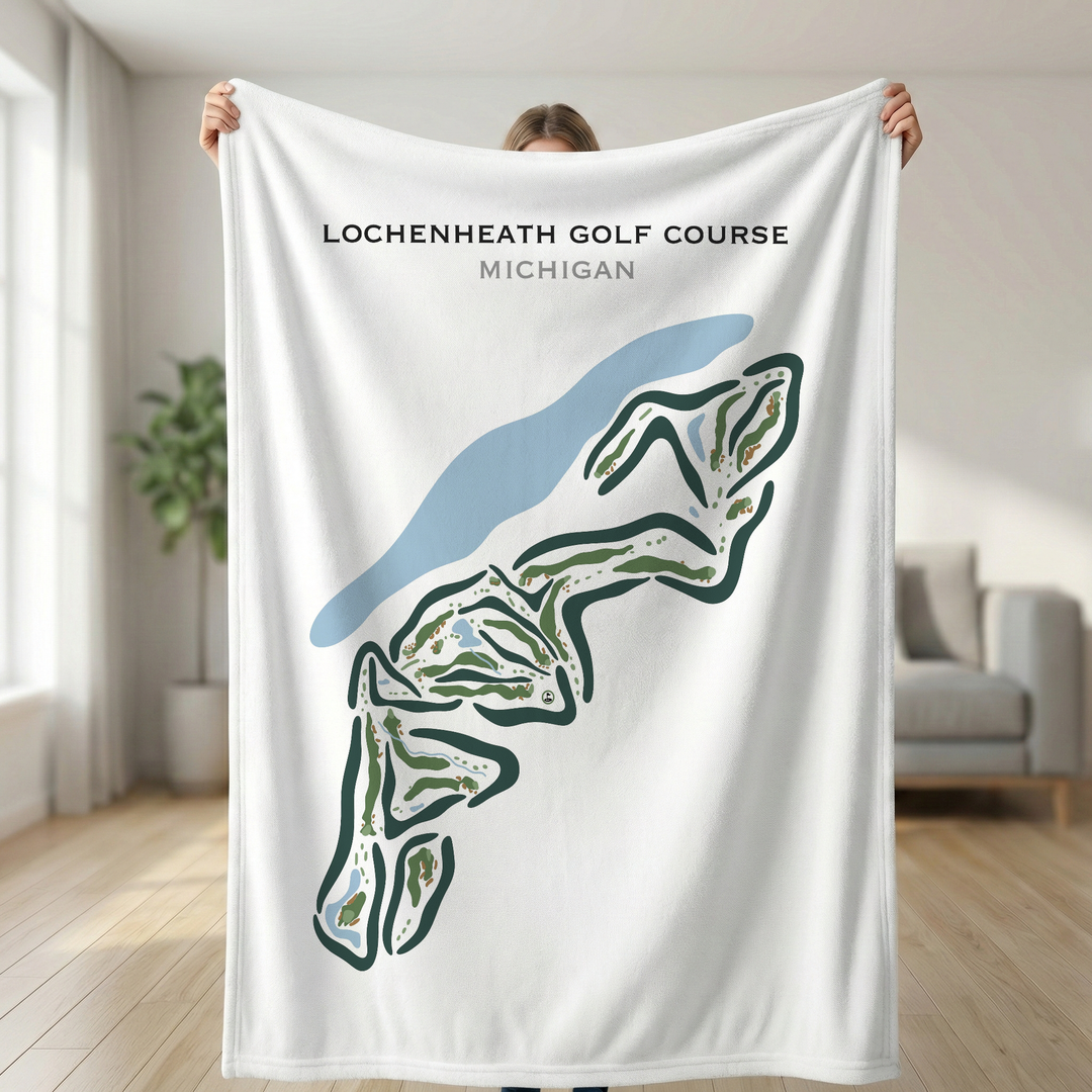 LochenHeath Golf Club, Michigan - Printed Golf Courses