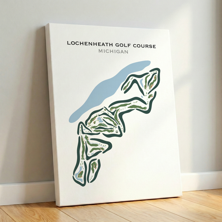 LochenHeath Golf Club, Michigan - Printed Golf Courses