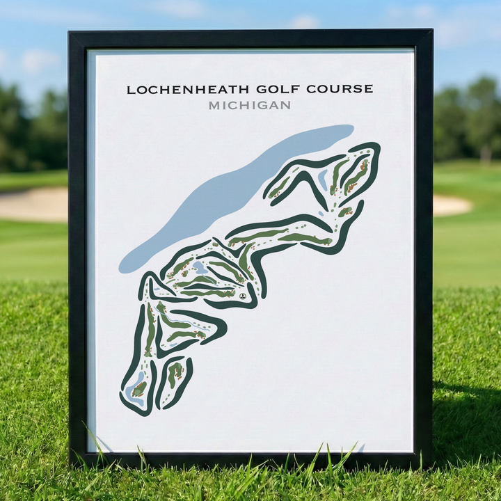 LochenHeath Golf Club, Michigan - Printed Golf Courses