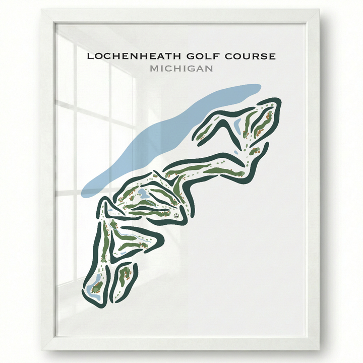 LochenHeath Golf Club, Michigan - Printed Golf Courses