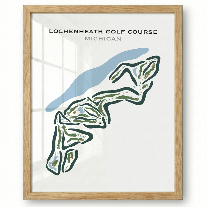 LochenHeath Golf Club, Michigan - Printed Golf Courses