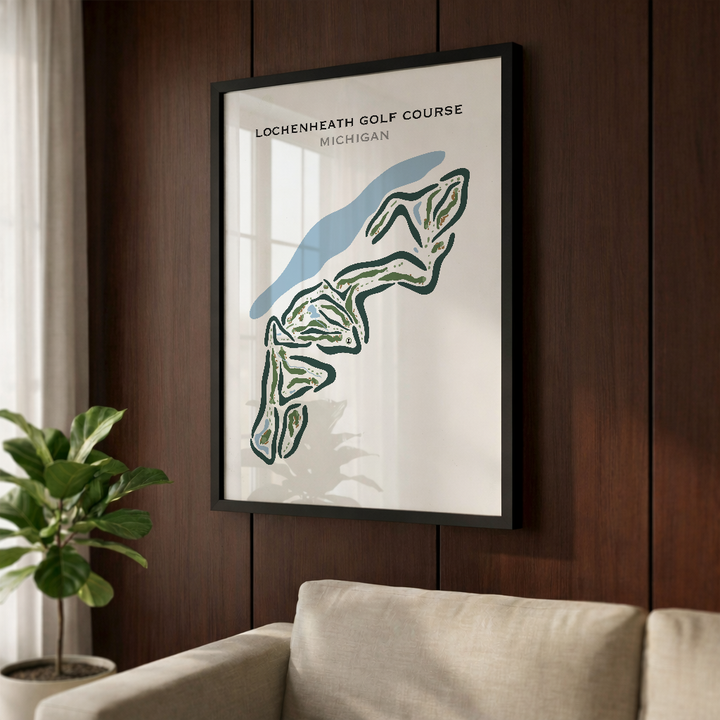 LochenHeath Golf Club, Michigan - Printed Golf Courses