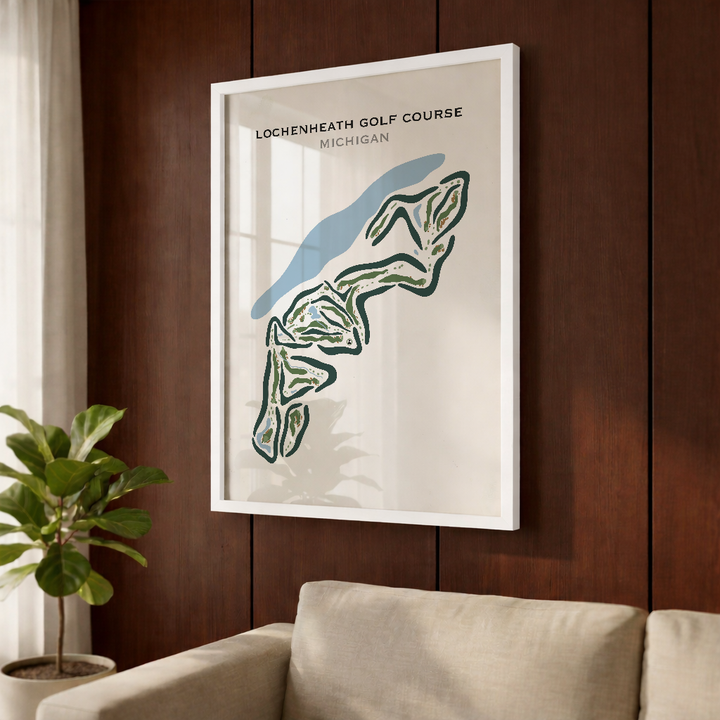 LochenHeath Golf Club, Michigan - Printed Golf Courses