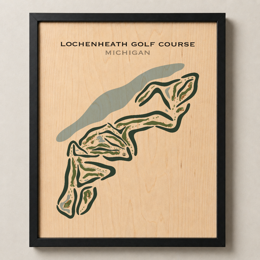 LochenHeath Golf Club, Michigan - Printed Golf Courses
