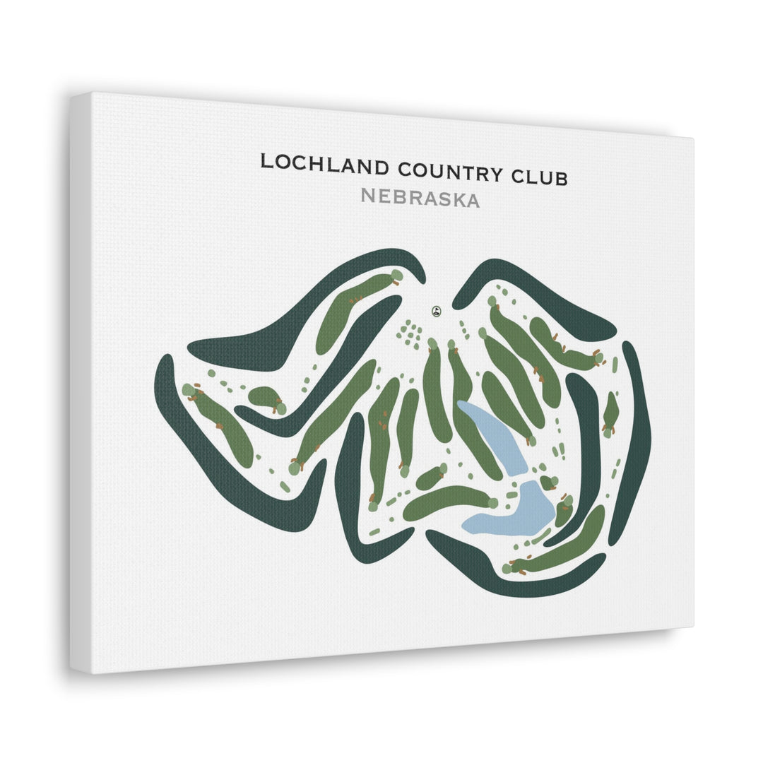 Lochland Country Club, Nebraska - Printed Golf Courses