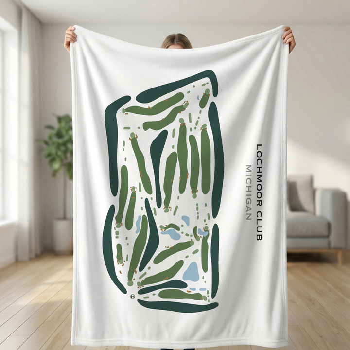 Lochmoor Club, Michigan - Printed Golf Courses