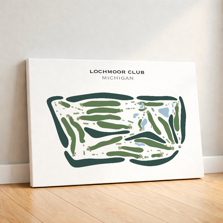 Lochmoor Club, Michigan - Printed Golf Courses