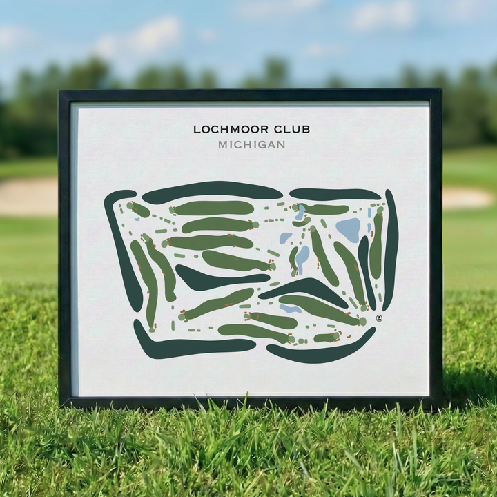 Lochmoor Club, Michigan - Printed Golf Courses