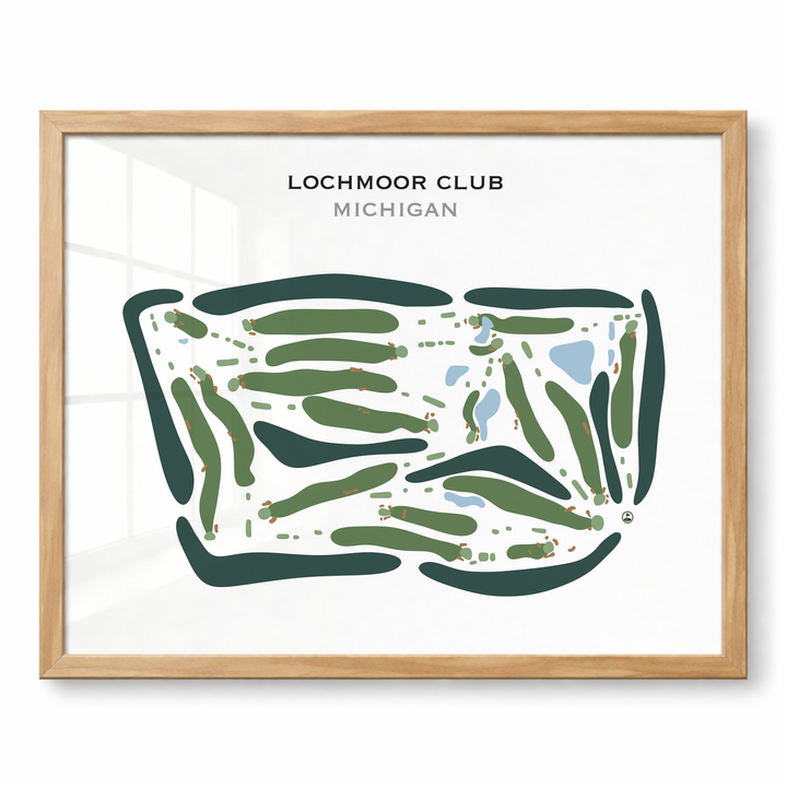 Lochmoor Club, Michigan - Printed Golf Courses