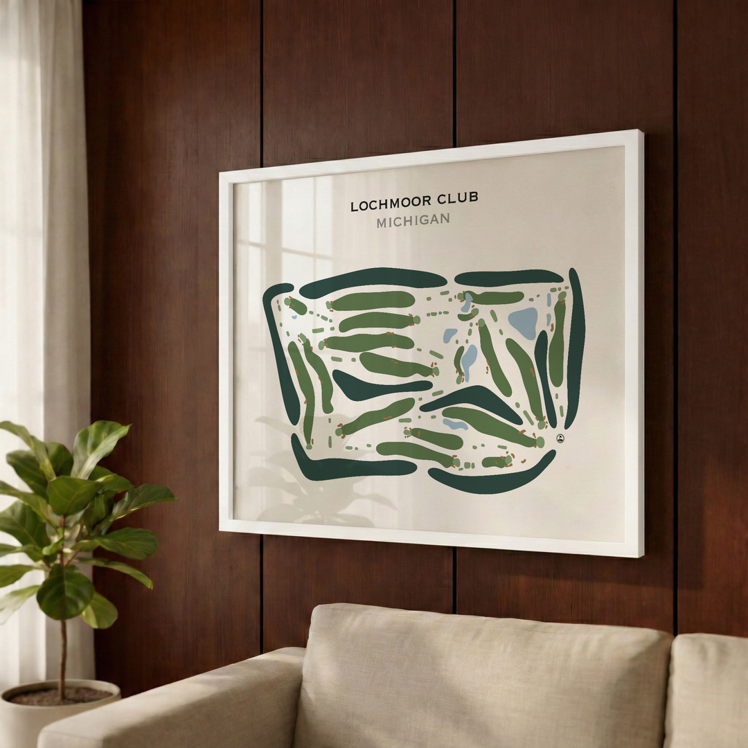 Lochmoor Club, Michigan - Printed Golf Courses