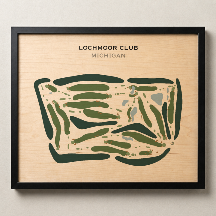 Lochmoor Club, Michigan - Printed Golf Courses