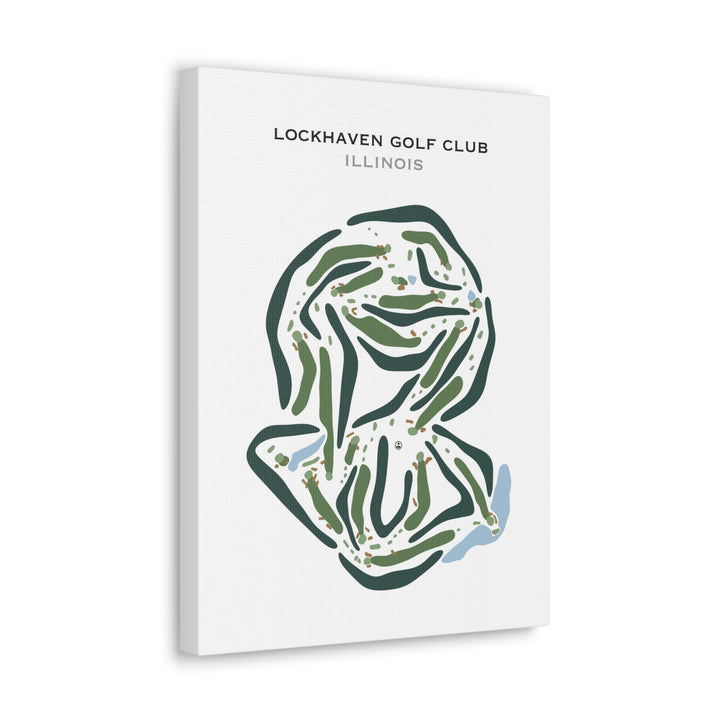 Lockhaven Golf Club, Illinois - Printed Golf Courses