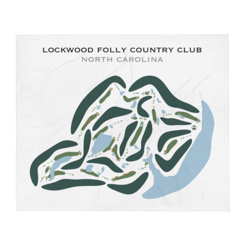 Lockwood Folly Country Club, North Carolina - Printed Golf Courses
