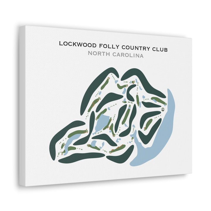 Lockwood Folly Country Club, North Carolina - Printed Golf Courses