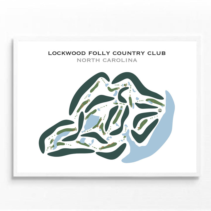 Lockwood Folly Country Club, North Carolina - Printed Golf Courses