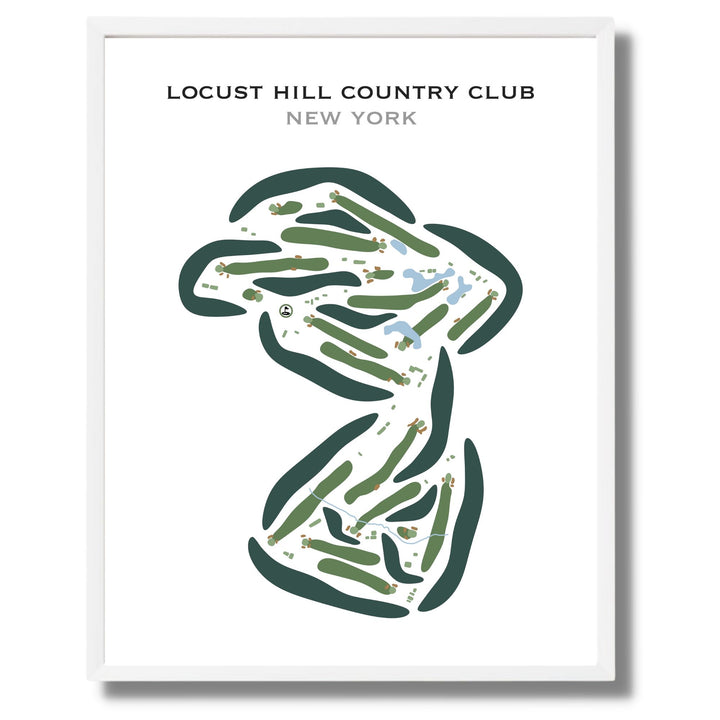 Locust Hill Country Club, New York - Printed Golf Courses