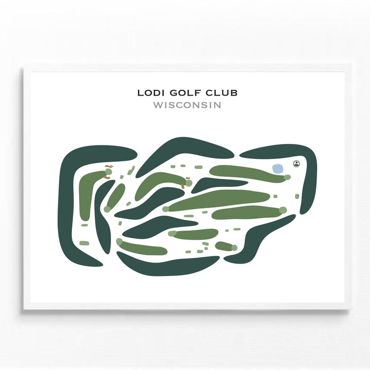 Lodi Golf Club, Wisconsin - Printed Golf Courses
