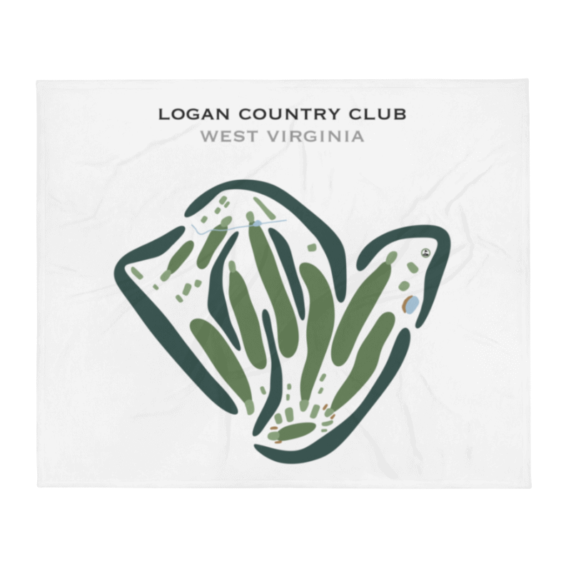 Logan Country Club, West Virginia - Printed Golf Courses