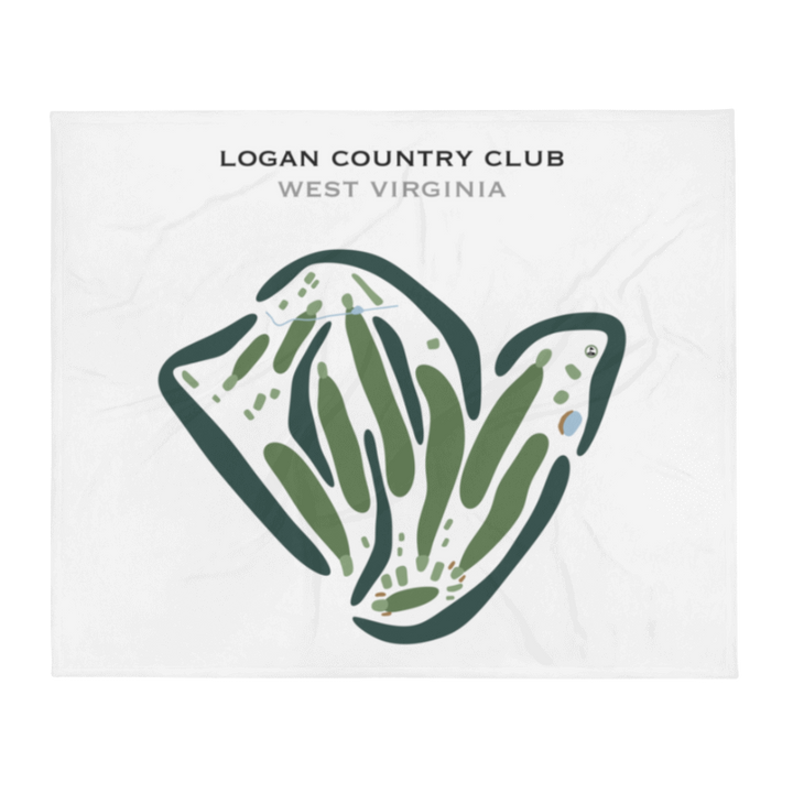 Logan Country Club, West Virginia - Printed Golf Courses