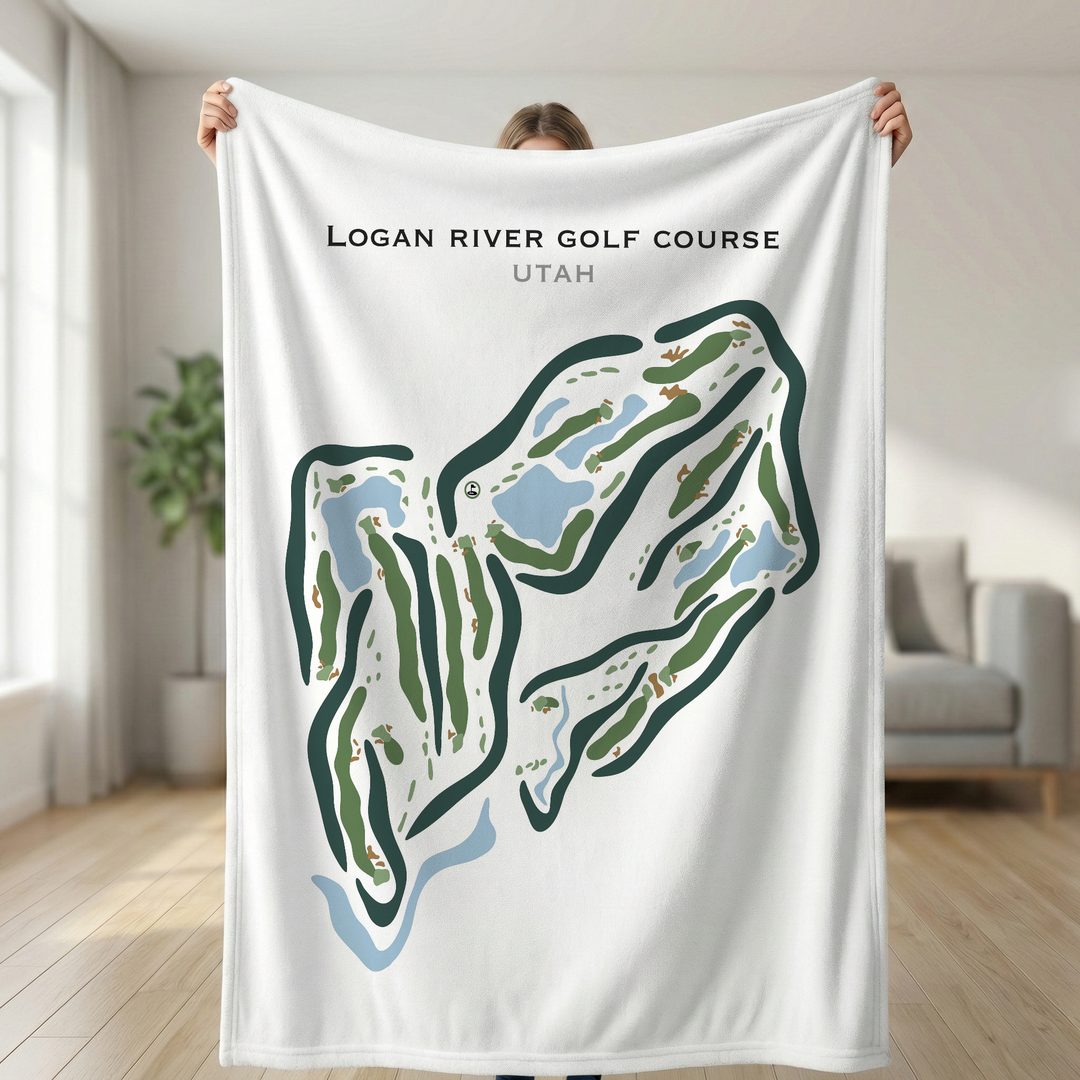 Logan River Golf Course, Logan Utah - Printed Golf Courses