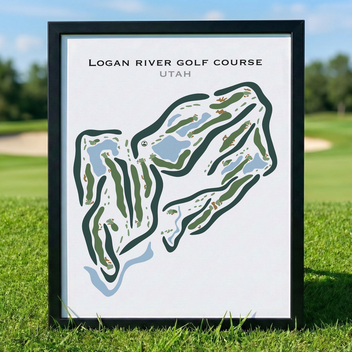 Logan River Golf Course, Logan Utah - Printed Golf Courses