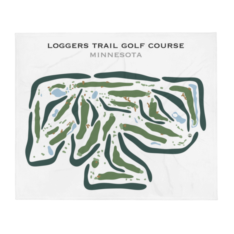 Loggers Trail Golf Course, Minnesota - Printed Golf Courses