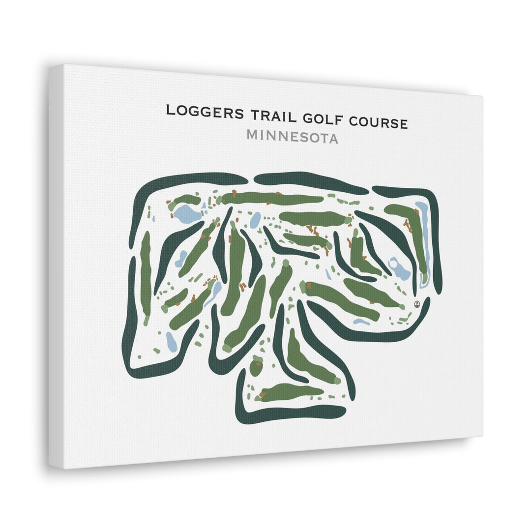 Loggers Trail Golf Course, Minnesota - Printed Golf Courses