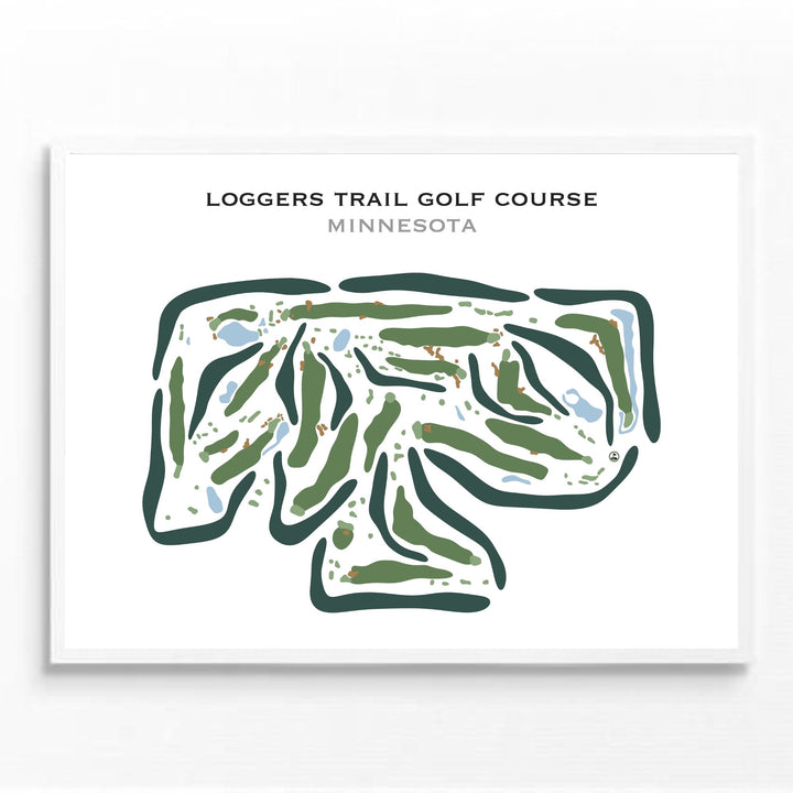 Loggers Trail Golf Course, Minnesota - Printed Golf Courses