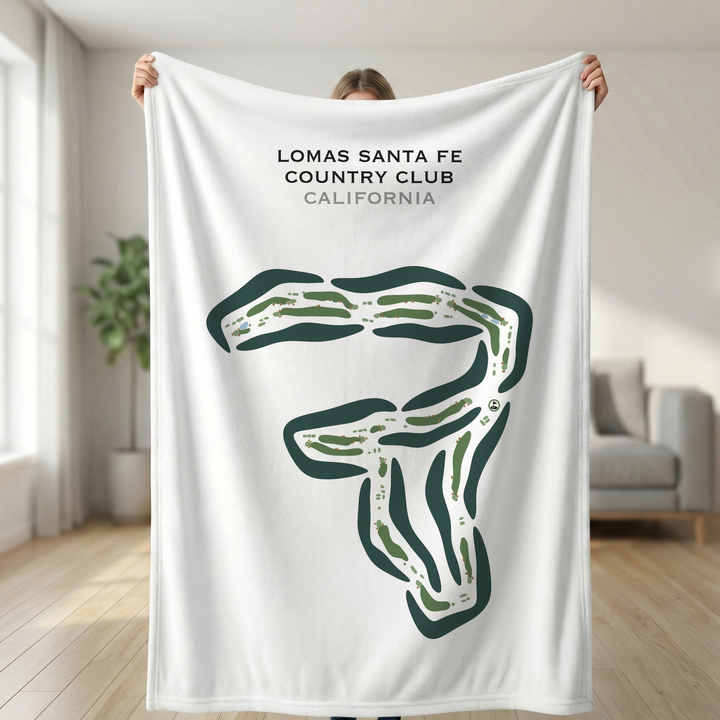 Lomas Santa Fe Country Club, California - Printed Golf Course
