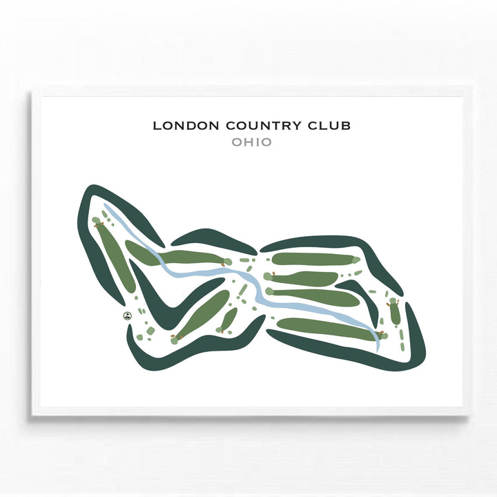 London Country Club, Ohio - Printed Golf Courses