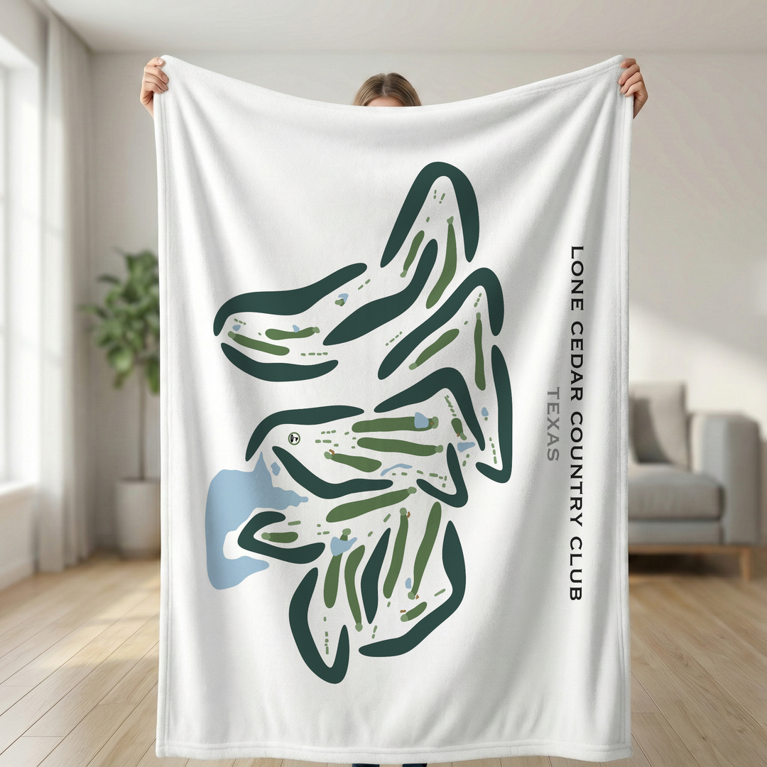 Lone Cedar Country Club, Texas - Printed Golf Courses