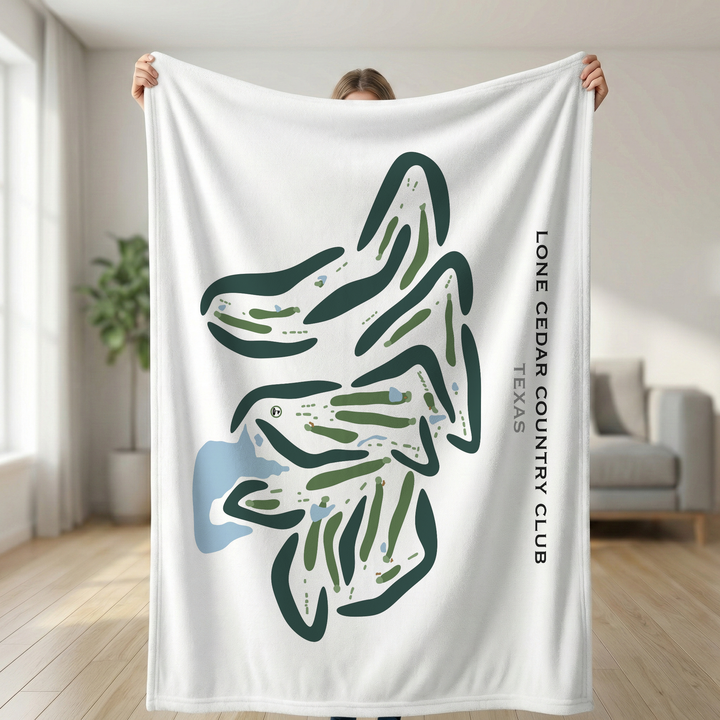 Lone Cedar Country Club, Texas - Printed Golf Courses